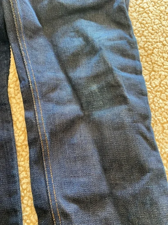 Brave Star Slim Straight Men's Dark Blue Denim Jeans - Picture 16 of 16